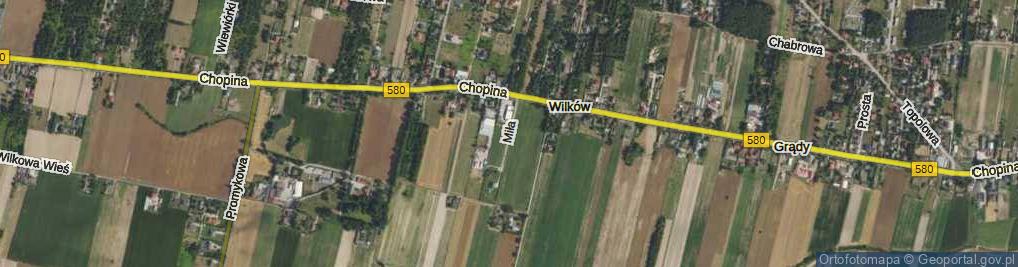 Zdjęcie satelitarne Miła ul.